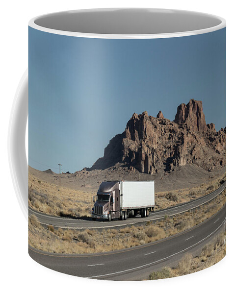 Us Highway 491 Coffee Mug featuring the photograph US Highway 491 western New Mexico by Garry McMichael