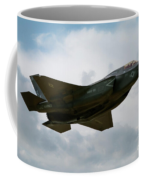 F35 Coffee Mug featuring the digital art Usaf F35 by Airpower Art