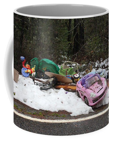 Used Coffee Mug featuring the photograph Used and tossed aside by Marie Neder