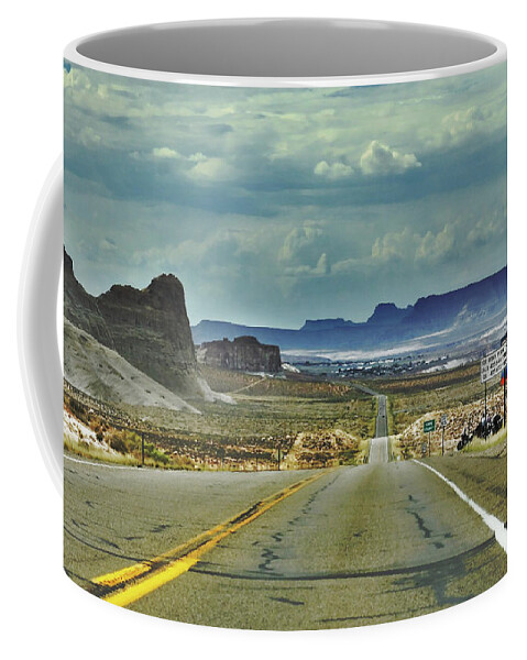 Utah Coffee Mug featuring the photograph Utah Border by Micah Offman