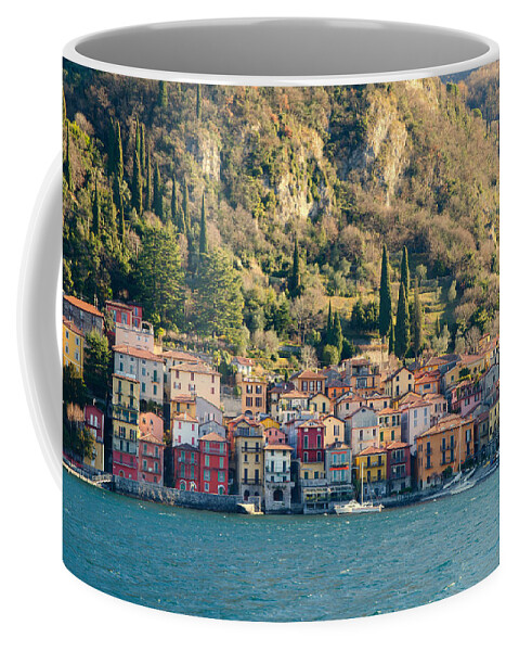 Village Coffee Mug featuring the photograph Varenna village by Mats Silvan