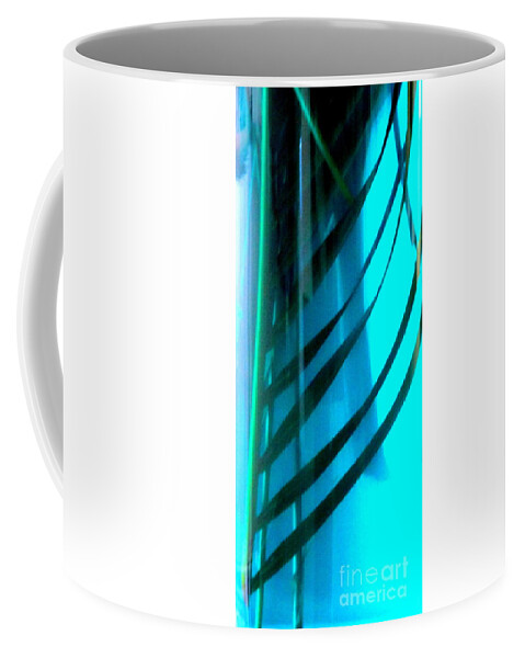 Blue Coffee Mug featuring the photograph Vase Azul by Randall Weidner