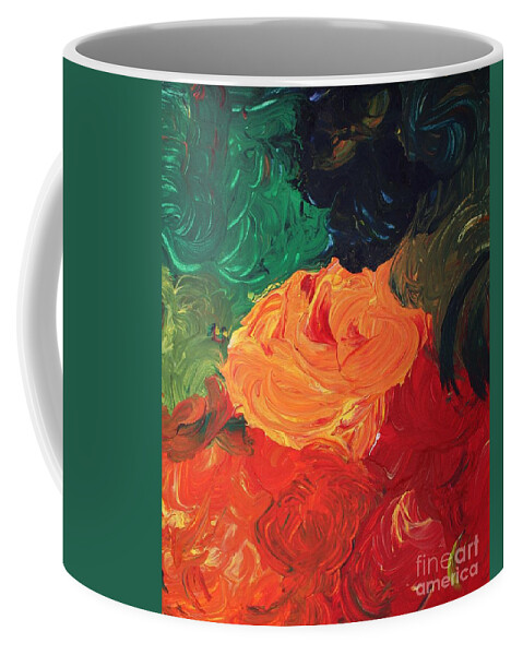 Veggies Coffee Mug featuring the painting Veggies by Sarahleah Hankes