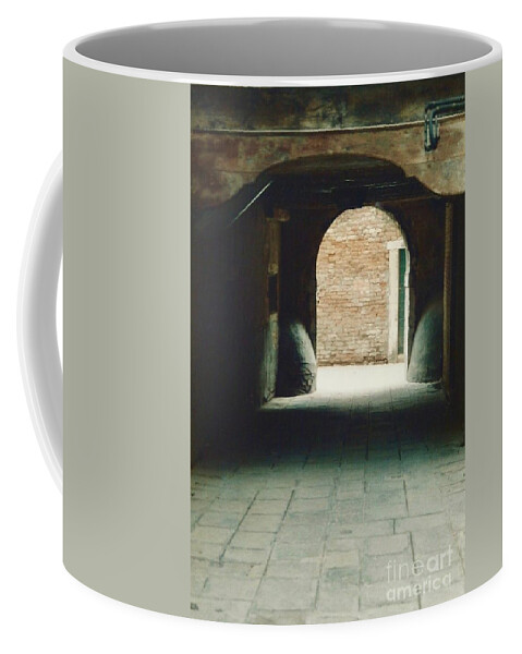 Venice Shadows Mysterious Coffee Mug featuring the photograph Venice Arch by J Doyne Miller