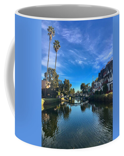 Nature Coffee Mug featuring the photograph Venice Canal Reflections 11 by Christine McCole