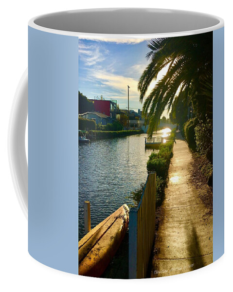 Nature Coffee Mug featuring the photograph Venice Canal Reflections 7 by Christine McCole