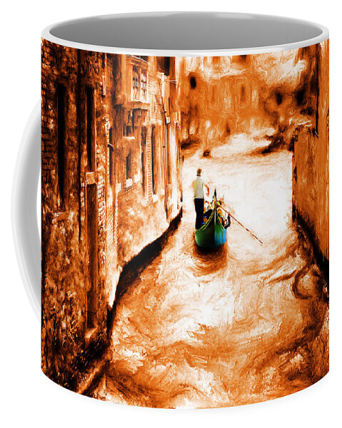 Venice City Coffee Mug featuring the painting Venice city by Gull G