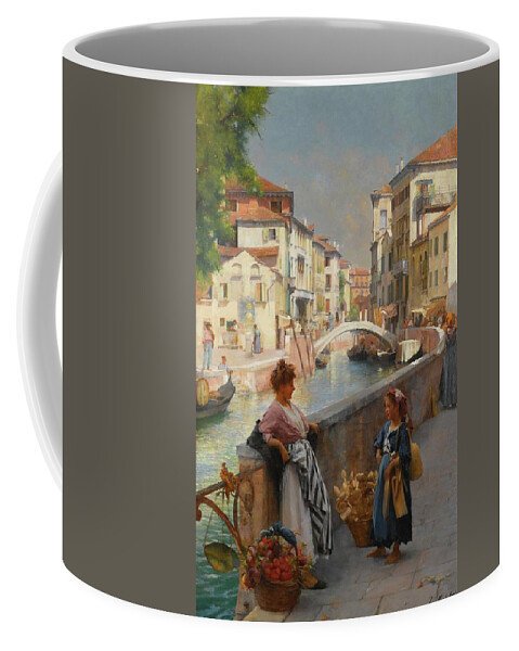 Henry Woods Coffee Mug featuring the painting Venice by Henry Woods