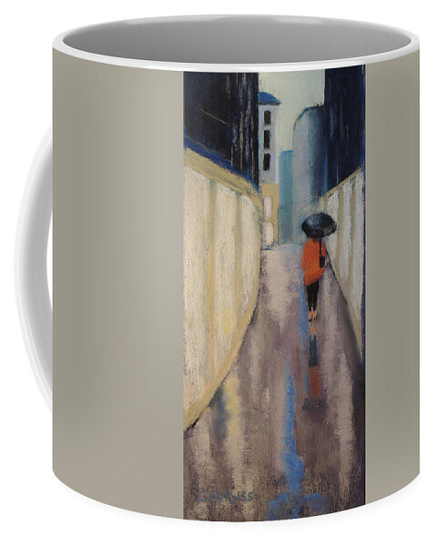 Venice Coffee Mug featuring the painting Venice Rain by Carol Corliss