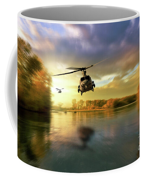 Uh-1y Coffee Mug featuring the digital art Venomous Sting by Airpower Art