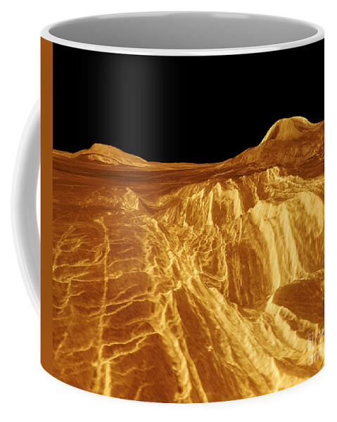 Science Coffee Mug featuring the photograph Venus, Eistla Regio by Science Source