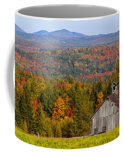 Foliage Coffee Mug featuring the photograph Vermont Fall Landscape by Tim Kirchoff