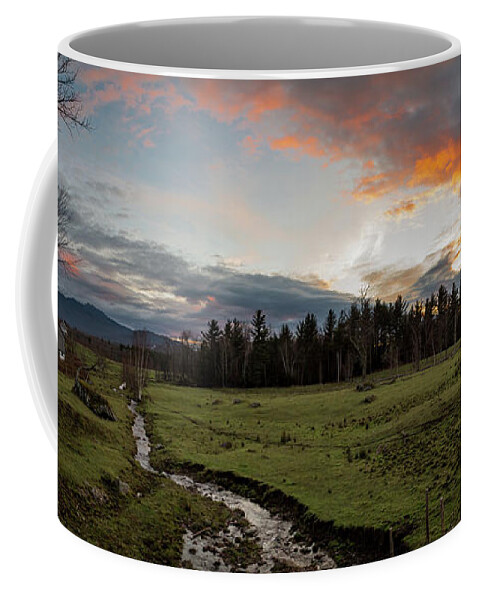 Vermont Coffee Mug featuring the photograph Vermont Sunset by Natalie Rotman Cote