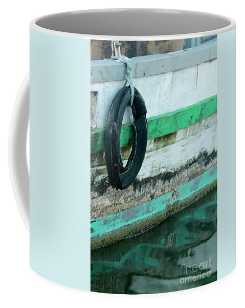 Shrimp Boat Framed Print Coffee Mug featuring the photograph Veteran by Joe Pratt