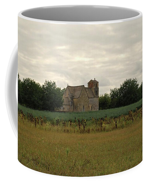 Church Coffee Mug featuring the photograph Vezac Church 1300 by Pierre Dijk