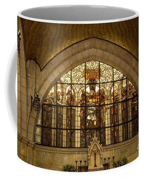 Christian Art Coffee Mug featuring the photograph Via Dolorosa 2nd Station by Adriana Zoon