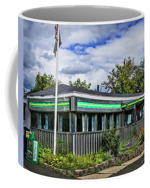 Diner Coffee Mug featuring the photograph Victoria Diner by Louise Reeves