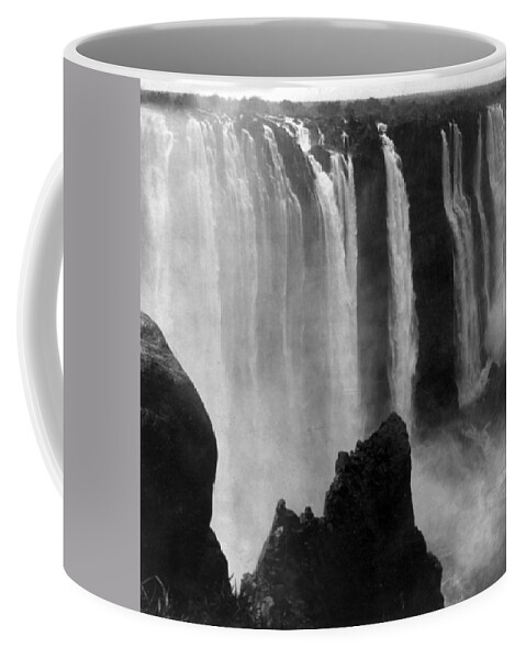 victoria Falls Coffee Mug featuring the photograph Victoria Falls - c 1911 by International Images