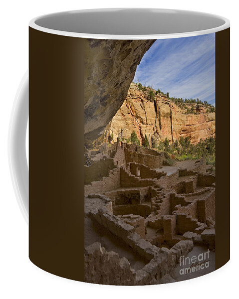 Mesa Verde National Park Coffee Mug featuring the photograph View from inside by Bon and Jim Fillpot