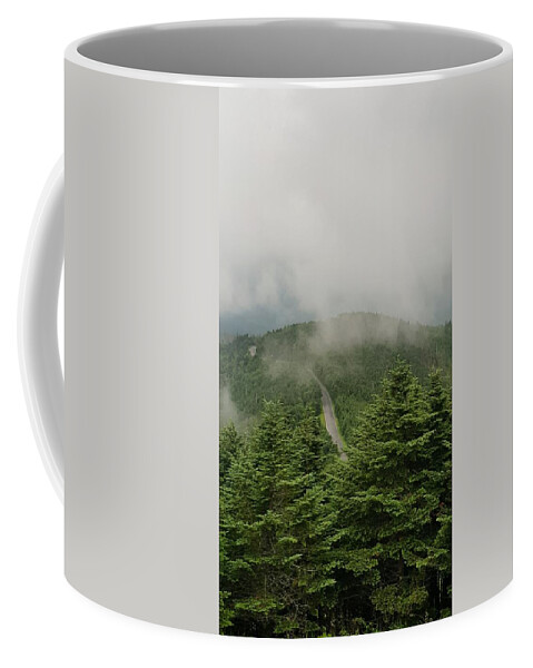 Mount Mitchell Coffee Mug featuring the photograph View from Mount Mitchell by William Slider
