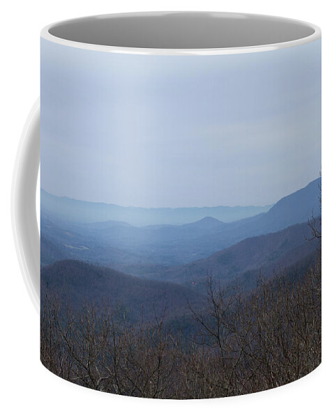 Blue Ridge Coffee Mug featuring the photograph View from Springer Mountain by Paul Rebmann