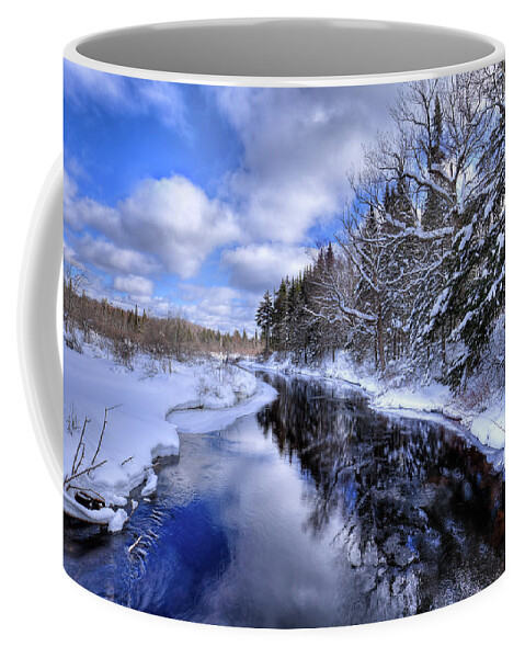 Landscapes Coffee Mug featuring the photograph View from the North Street Bridge by David Patterson