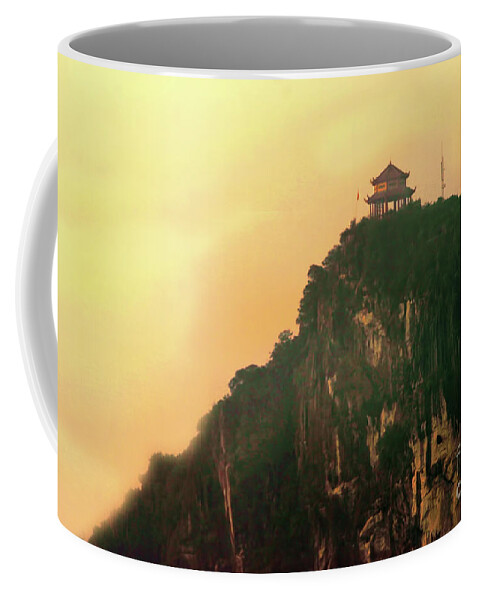 Vietnam Coffee Mug featuring the photograph View from the Top Ha Long Bay by Chuck Kuhn