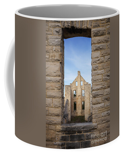 Ha Ha Tonka Coffee Mug featuring the photograph View of the Ruins by Dennis Hedberg