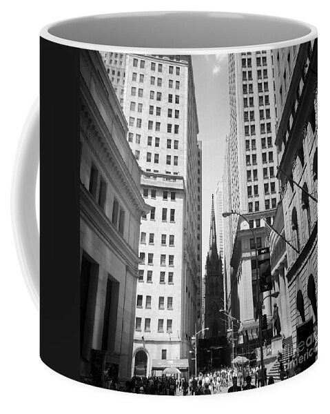 Wall Street Coffee Mug featuring the photograph View of Trinity by Onedayoneimage Photography
