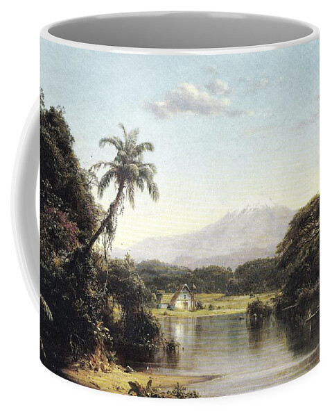American Coffee Mug featuring the painting View on the Magdalena River by Reynold Jay