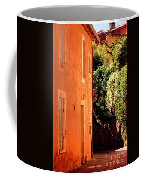 Provence Coffee Mug featuring the photograph Village Street in Provence by Olivier Le Queinec