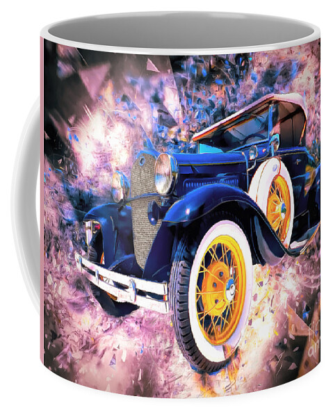 Vintage Car Coffee Mug featuring the photograph Vintage Explosion II by Jack Torcello