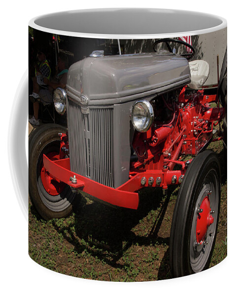 Tractor Coffee Mug featuring the photograph Vintage Ford Tractor by Mike Eingle