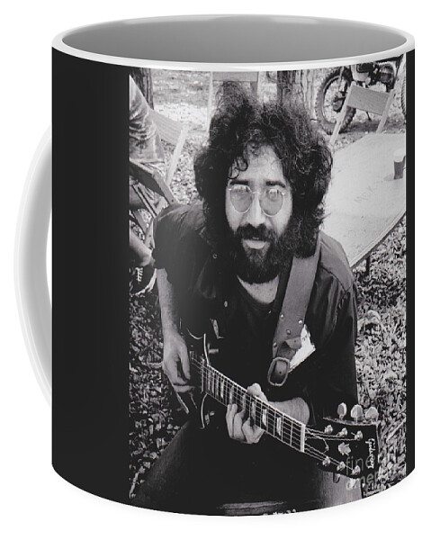 Jerry Garcia Coffee Mug featuring the photograph Vintage Jerry Garcia by Pd