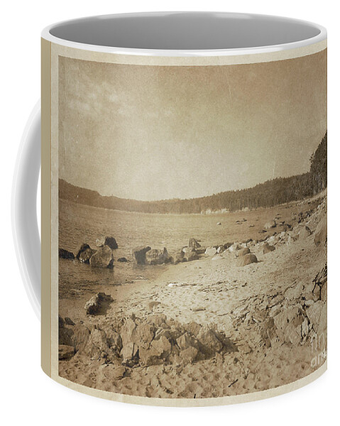 Michigan Coffee Mug featuring the photograph Vintage Lake Superior by Phil Perkins