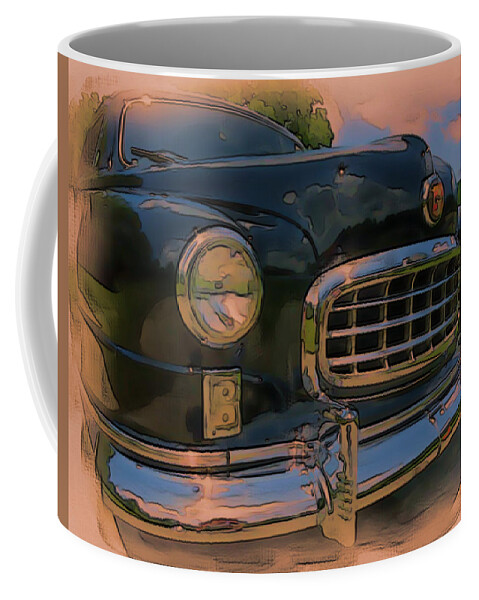 Vintage Coffee Mug featuring the digital art Vintage Nash by Tristan Armstrong
