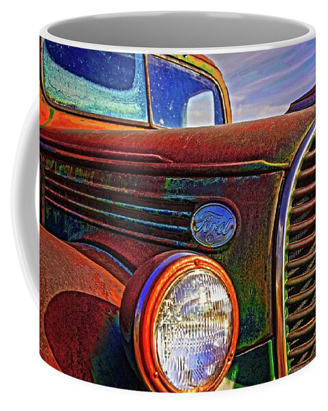 Vintage Coffee Mug featuring the photograph Vintage Rust N Colors by Amanda Smith