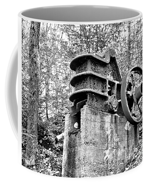 Stone Crusher Coffee Mug featuring the photograph Vintage Stone Crusher Circa 1928 by Smilin Eyes Treasures