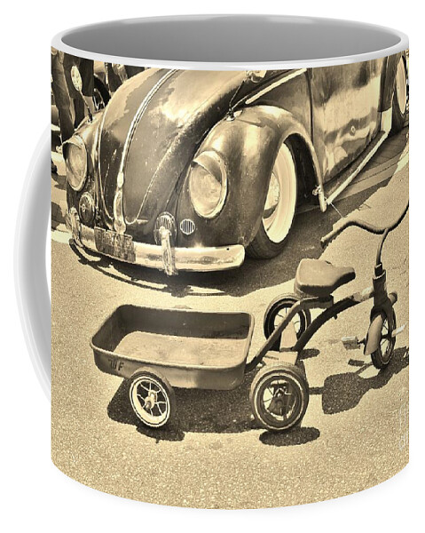 Vw Coffee Mug featuring the photograph Vintage Transportation by Bob Sample