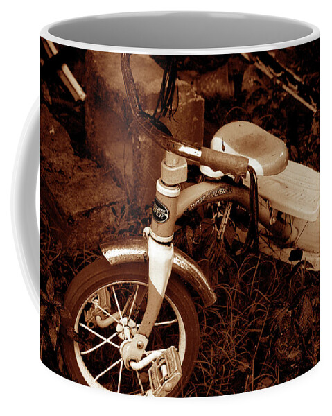 Tricycle Coffee Mug featuring the photograph Vintage Trike by Lesa Fine