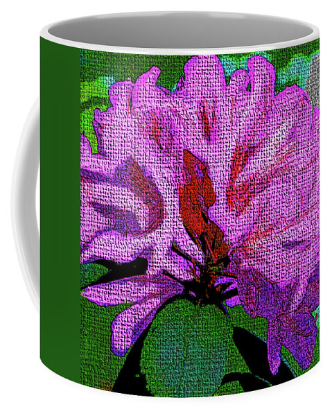 Flowers Coffee Mug featuring the digital art Violet Azalea by Rod Whyte