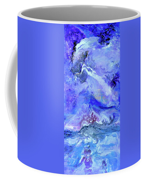 Violet Storm Coffee Mug featuring the painting Violet Storm by Debi Starr
