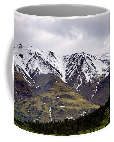 Mountains Coffee Mug featuring the photograph Visit Alaska by Lorenzo Cassina