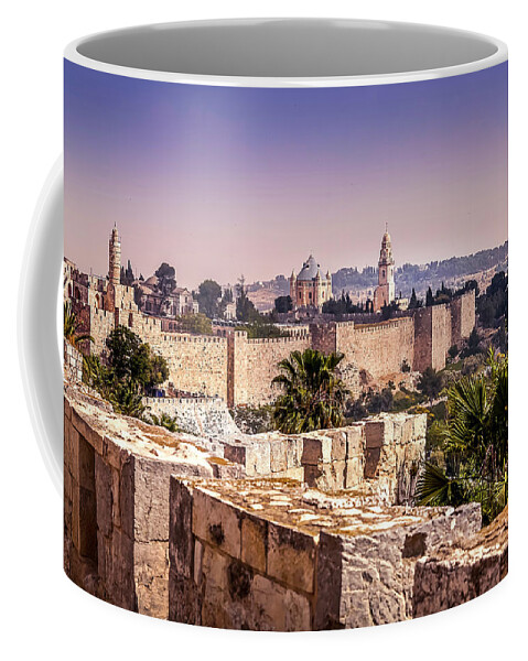 Endre Coffee Mug featuring the photograph Vista From The Parapet by Endre Balogh