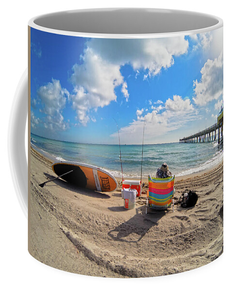 Vista Coffee Mug featuring the photograph Gone Fishing gopr1260 by Carlos Diaz