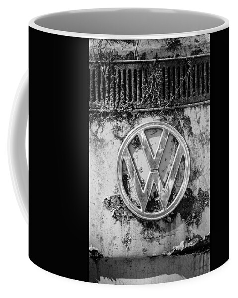 Volkswagen Emblem Coffee Mug featuring the photograph Volkwagen Sign by Matthew Pace