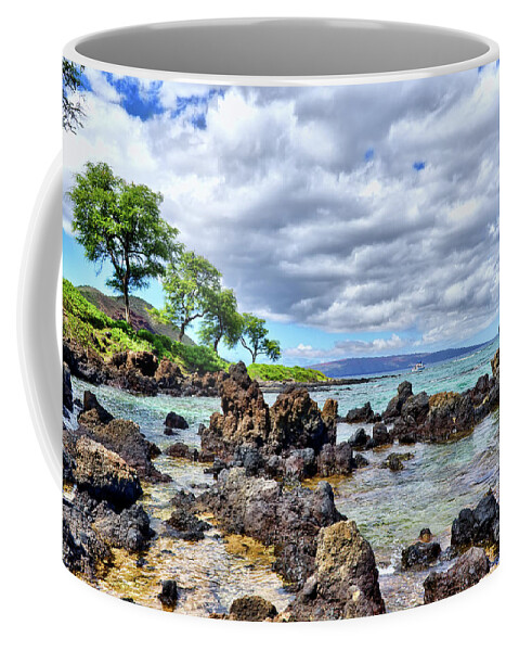 Wailea Coffee Mug featuring the photograph Wailea Beach #2 by Eddie Yerkish