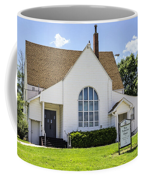 Wales Presbyterian Church Coffee Mug featuring the photograph Wales Presbyterian Church by Ed Peterson