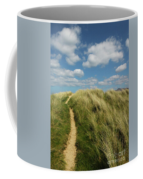 Walk This Way Coffee Mug featuring the photograph Walk This Way Donegal Ireland by Eddie Barron