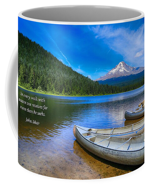 Walk With Nature Coffee Mug featuring the photograph Walk with nature by Lynn Hopwood